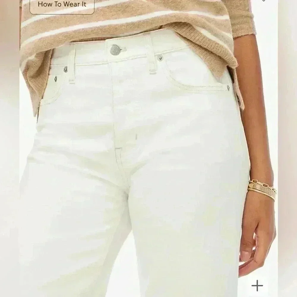 JCREW Petite Premium Edition vintage wide-leg jean with button fly - NWT